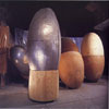 Seme della forma,1992-1994, terracotta e rame 200 X 250