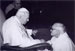 Tito con Giovanni Paolo II, in San Pietro, 2000