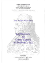 La processione del Corpus domini - copertina del volume